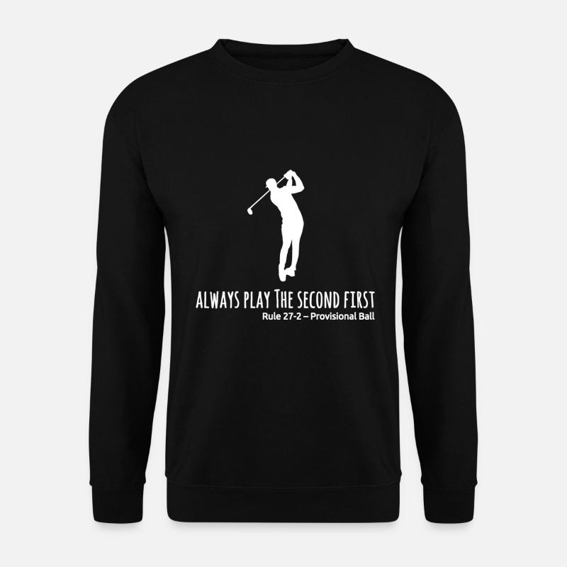 Golf golfer golfer gift - Unisex Sweatshirt - black