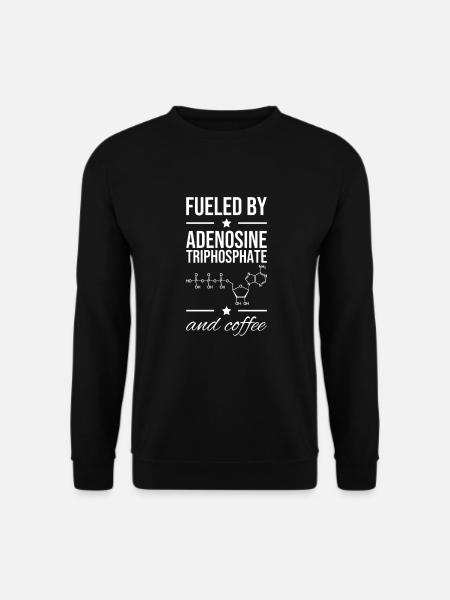 Fueled By - Biologie Lehrer Kaffee Geschenk - Unisex Pullover - Schwarz