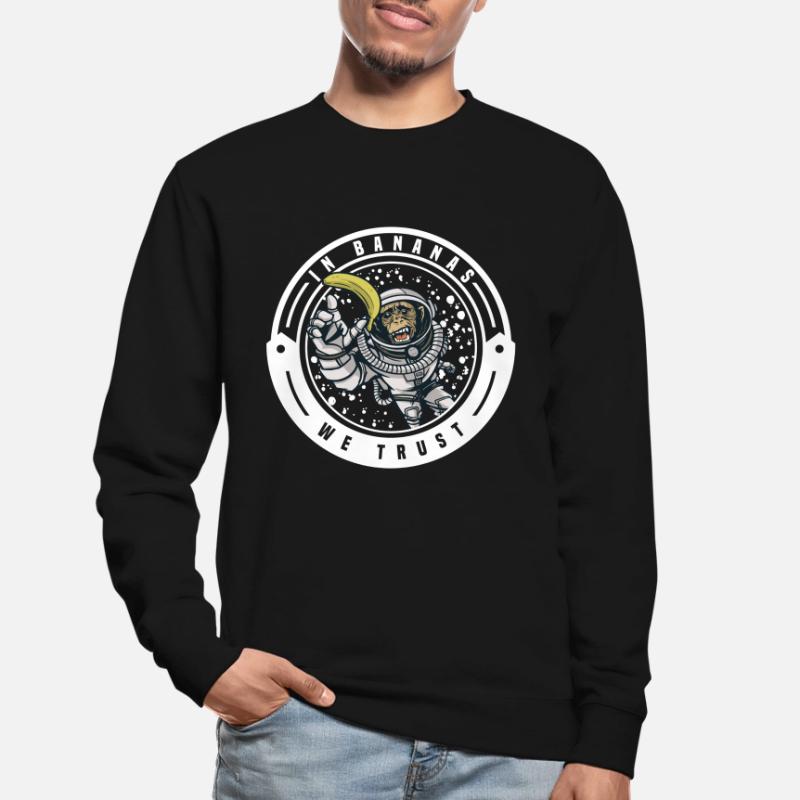 Monkey chimpanzee monkey monkey monkeys banana monkey monkey monkey Unisex Sweatshirt