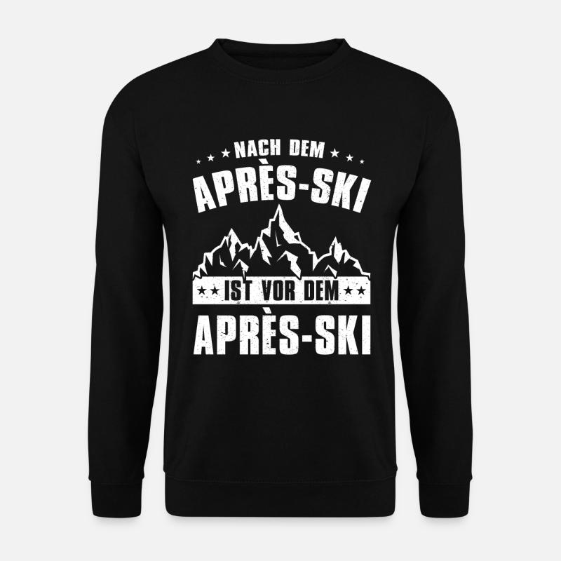 Nach dem Après-Ski ist vor dem Après-Ski Party - Unisex Pullover - Schwarz