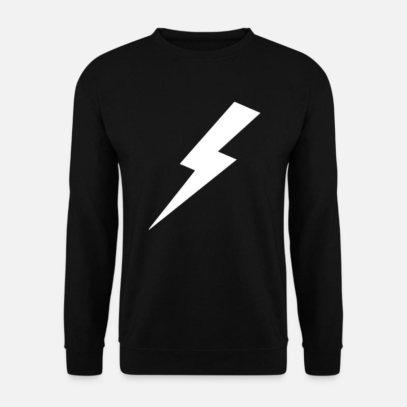 Lightning Bolt - Unisex Sweatshirt - black