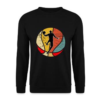 Basket dunk champion basketteur - Sweat-shirt Unisexe - noir - Devant - Alina (178cm) & Michal (187cm)
