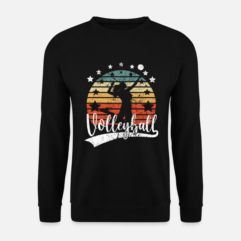 Volleyballerin Volleyballer Beach Volleyball - Unisex Pullover - Schwarz