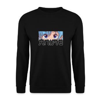 Manga Anime Kawaii Japan Animes - Unisex Sweatshirt - black - Front - Alina (178cm) & Michal (187cm)