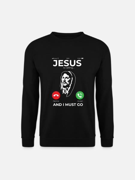 Jesus Catholic Christian Gift - Unisex Sweatshirt - black