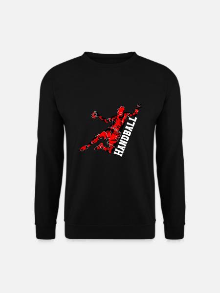 Handballer Kreisläufer Handballspieler Handball - Unisex Pullover - Schwarz