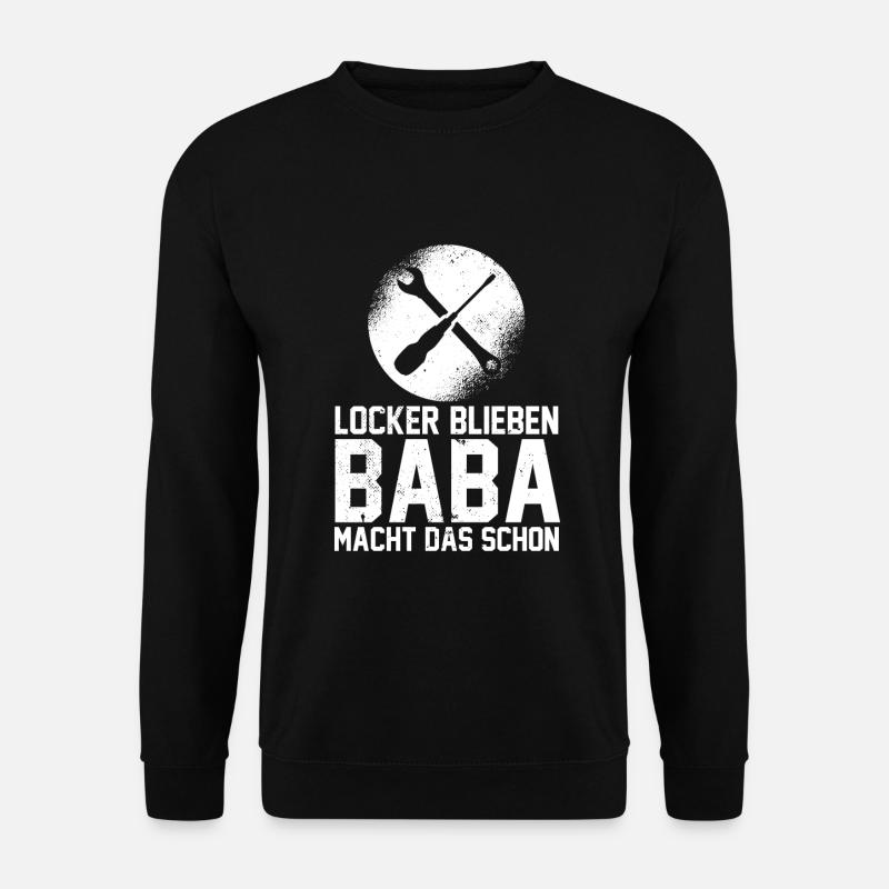 Baba Türkei Vater Papa Locker Bleiben Baba Türkiye - Unisex Pullover - Schwarz