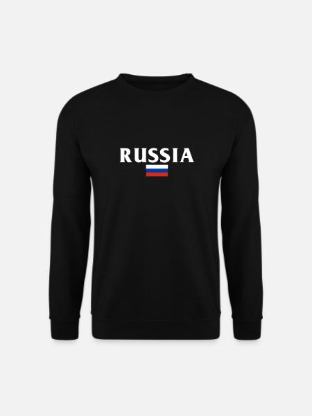 Made in Russia Russie drapeau - Sweat-shirt Unisexe - noir