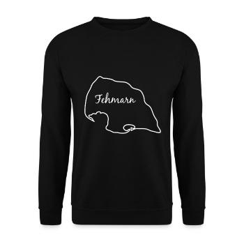 Fehmarn Insel Urlaub Norddeutsch Ostsee - Unisex Pullover - Schwarz - Vorne - Alina (178cm) & Michal (187cm)