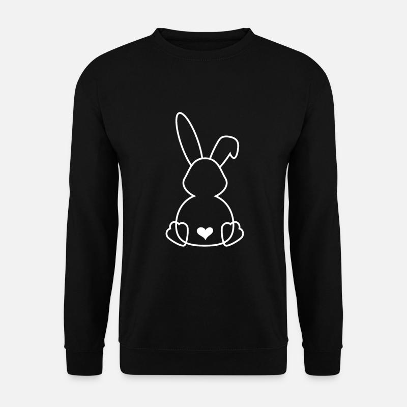 Hasenliebhaber Kaninchen Hasen Liebe Häschen - Unisex Pullover - Schwarz