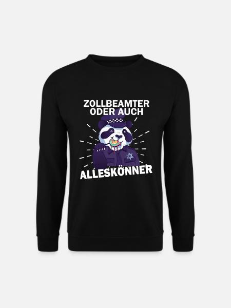 Zollbeamter Zoll Grenze Kontrolle - Unisex Pullover - Schwarz