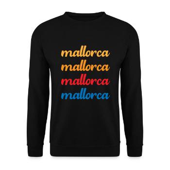 Majorca - Unisex Sweatshirt - black - Front - Alina (178cm) & Michal (187cm)