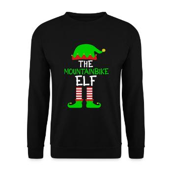 L’Elfe VTT - VTT Bike Rider - Sweat-shirt Unisexe - noir - Devant - Alina (178cm) & Michal (187cm)