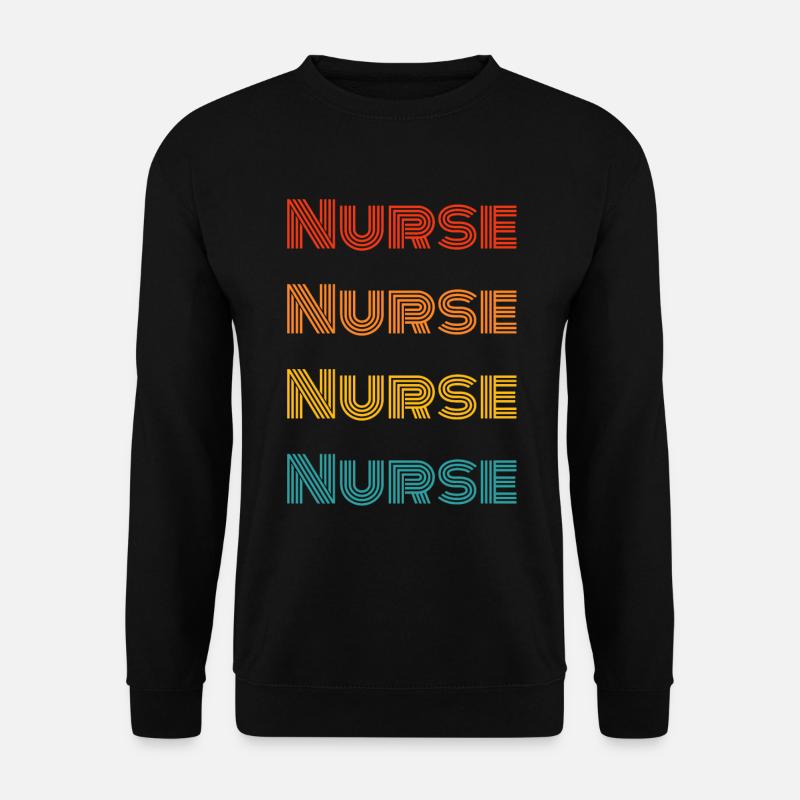 Krankenschwester Krankenschwester Krankenschwester - Unisex Pullover - Schwarz