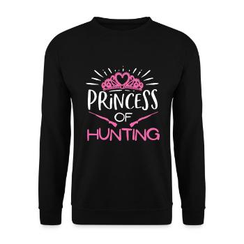 Prinzessin Der Jagd - Unisex Pullover - Schwarz - Vorne - Alina (178cm) & Michal (187cm)