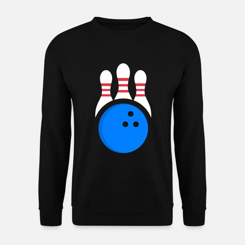 Bowler Design - Bowling - Unisex Pullover - Schwarz