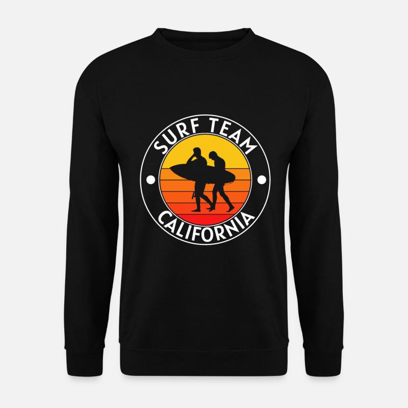 Surf Team California - Unisex Pullover - Schwarz