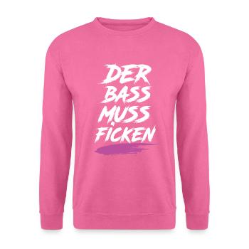 Der Bass Muss F***** Festival - Unisex Pullover - Pink - Vorne