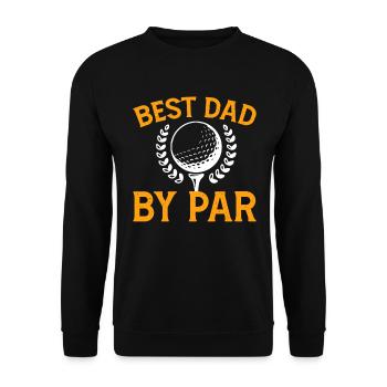 Bester Vater Von Par - Golf - Unisex Pullover - Schwarz - Vorne - Alina (178cm) & Michal (187cm)