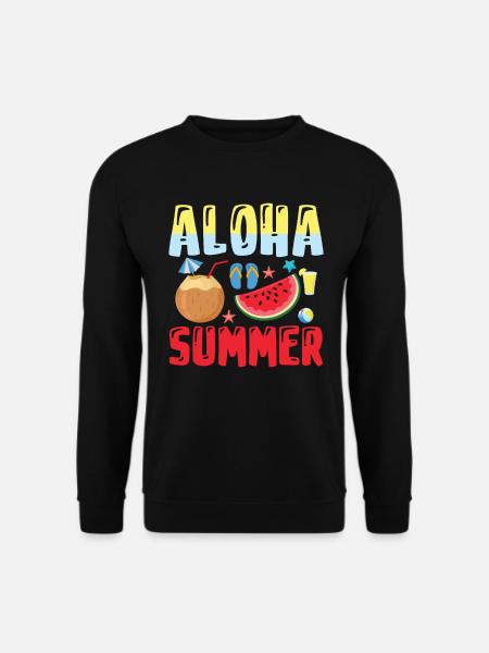 Aloha Summer - Summer holidays - Unisex Sweatshirt - black