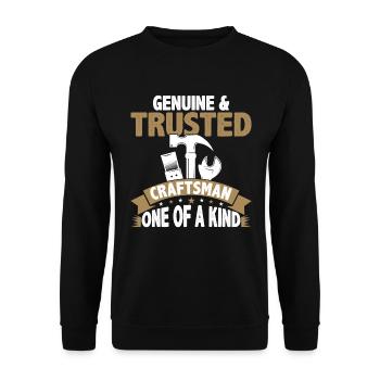 Artisan réel et digne de confiance - Sweat-shirt Unisexe - noir - Devant - Alina (178cm) & Michal (187cm)