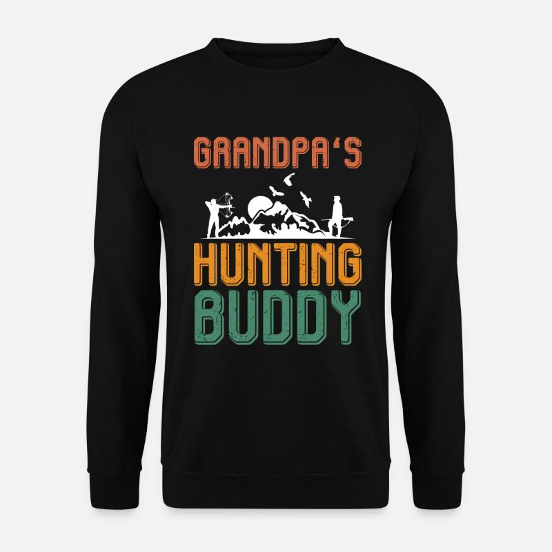 Grandpa's Hunting Buddy - Hunter - Unisex Sweatshirt - black