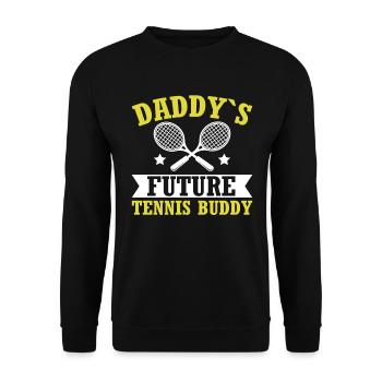 Le futur ami de tennis de son père - Sweat-shirt Unisexe - noir - Devant - Alina (178cm) & Michal (187cm)