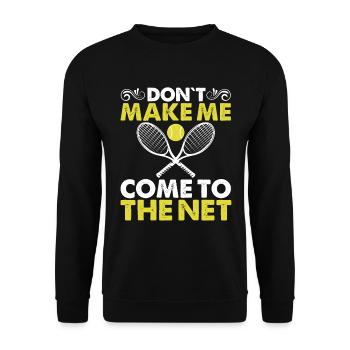 Don't force me to go online - Unisex Sweatshirt - black - Front - Alina (178cm) & Michal (187cm)