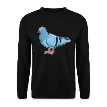 Pigeon Pigeon Fancier Pigeon Lovers Cadeau - Sweat-shirt Unisexe - noir - Devant - Alina (178cm) & Michal (187cm)