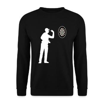 Darts Darts Player Darts Game Darts Darts Fan Cadeau - Sweat-shirt Unisexe - noir - Devant - Alina (178cm) & Michal (187cm)