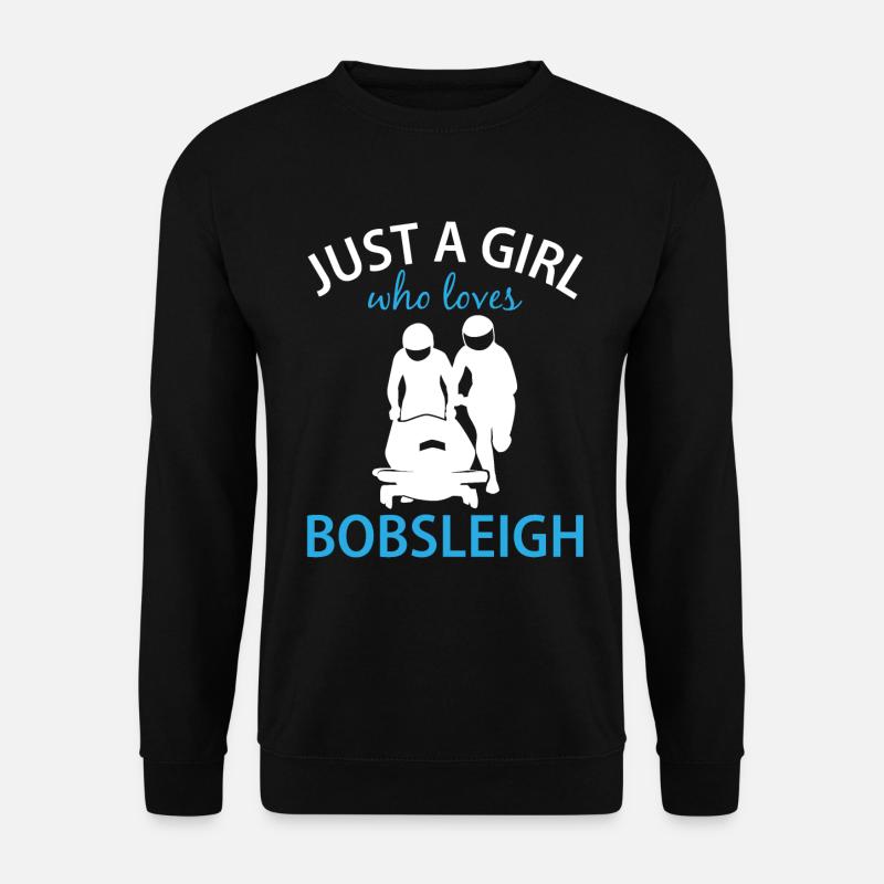 Bobsleigh Bobsleighing Fans Gift Girl - Unisex Sweatshirt - black