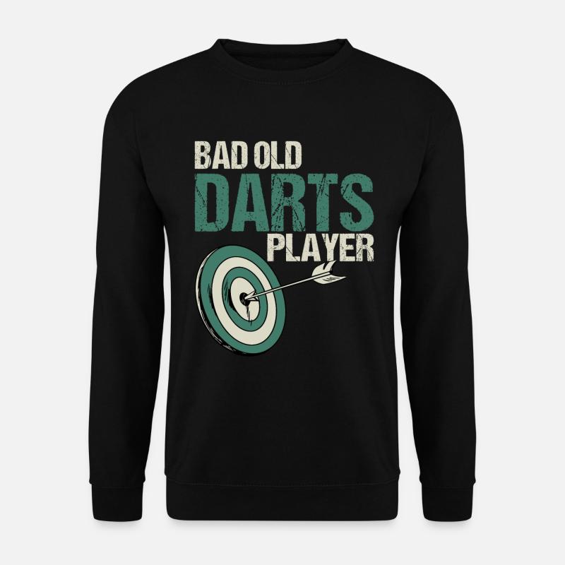 Bad Old Darts Player - Darts - Sweat-shirt Unisexe - noir