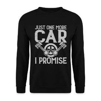 Nur Noch Ein Auto Versprochen - Unisex Pullover - Schwarz - Vorne - Alina (178cm) & Michal (187cm)