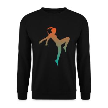 Kickboxing Kickboxer Arts Martiaux Cadeau Femmes - Sweat-shirt Unisexe - noir - Devant - Alina (178cm) & Michal (187cm)