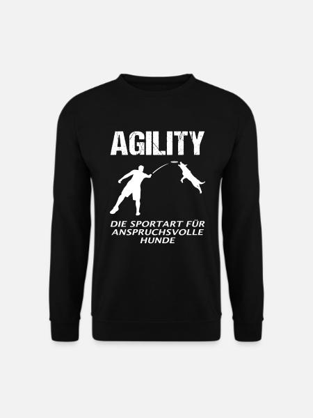 Hundetrainer Spruch Lustig Hundetraining Geschenk - Unisex Pullover - Schwarz