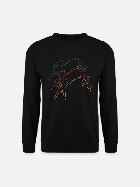 Hundetraining Hundetrainer Retro Vintage Geschenk - Unisex Pullover - Schwarz
