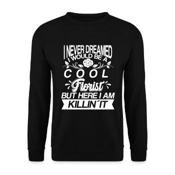 Je n’aurais jamais rêvé que je serais capable de - Sweat-shirt Unisexe - noir - Devant - Alina (178cm) & Michal (187cm)