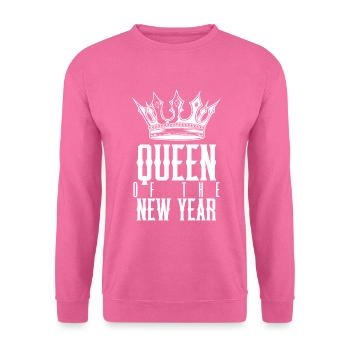 Königin Des Neuen Jahres - Unisex Pullover - Pink - Vorne