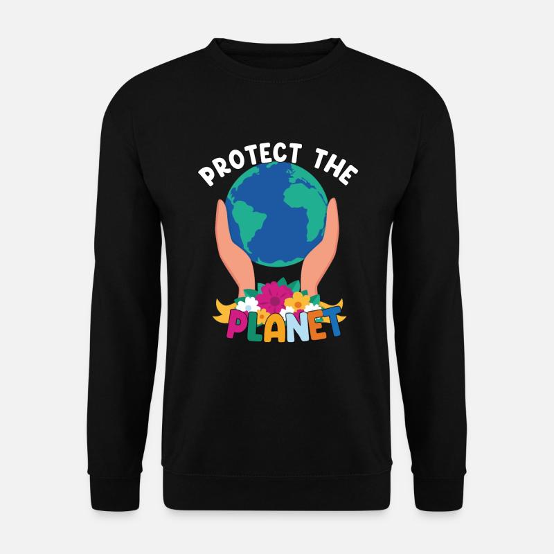 Protect The Planet - Unisex Sweatshirt - black
