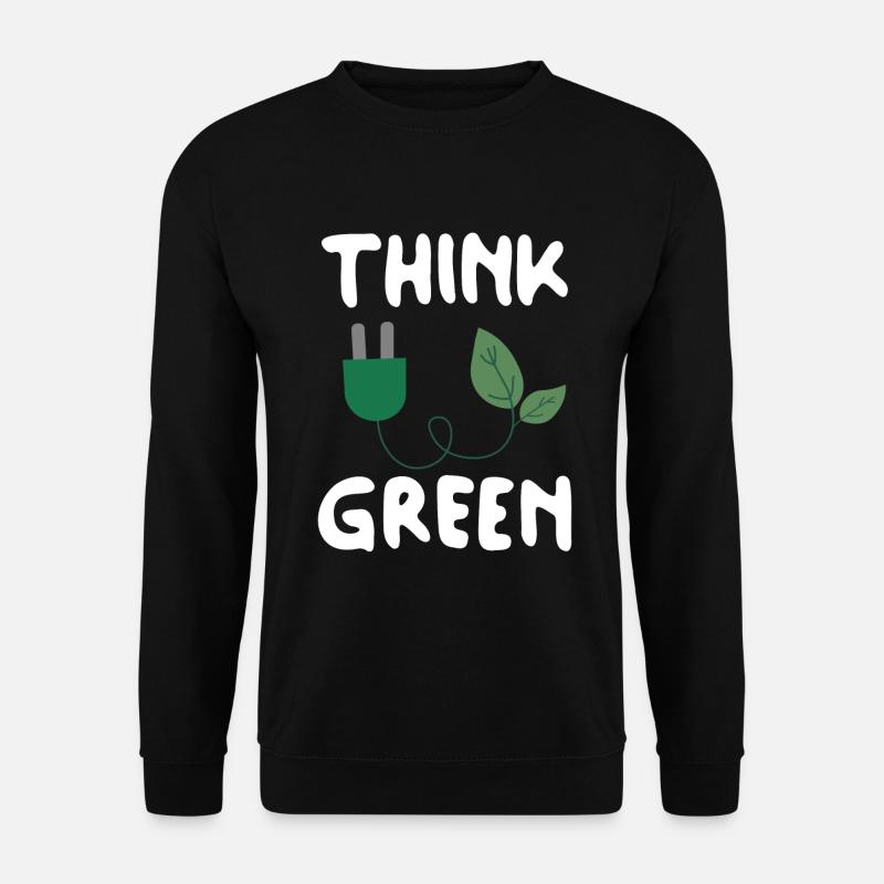 Think Green - Unisex Pullover - Schwarz