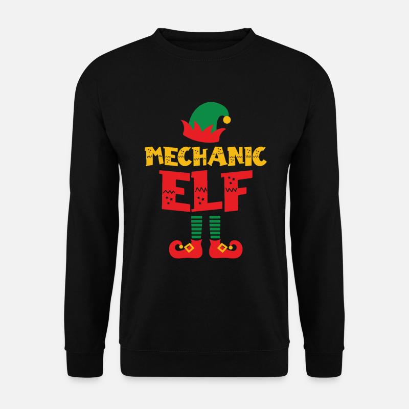 Elfe mécanique - Mécanicien - Sweat-shirt Unisexe - noir