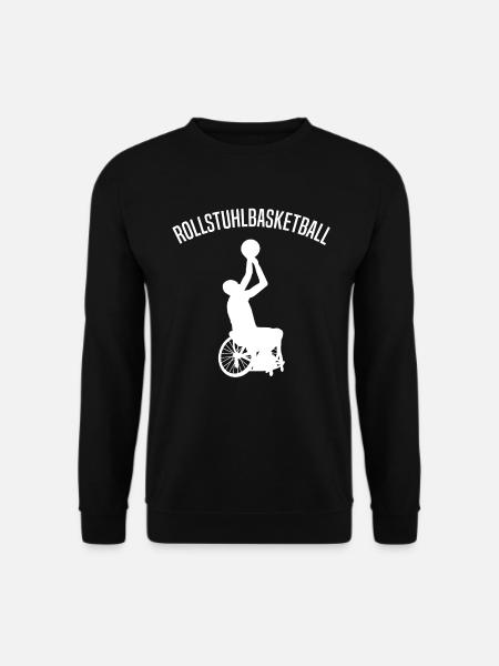 Rollstuhlbasketball Rollstuhl Basketball Spieler - Unisex Pullover - Schwarz