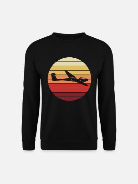 Glider Glider Pilot Airplane Gift - Unisex Sweatshirt - black