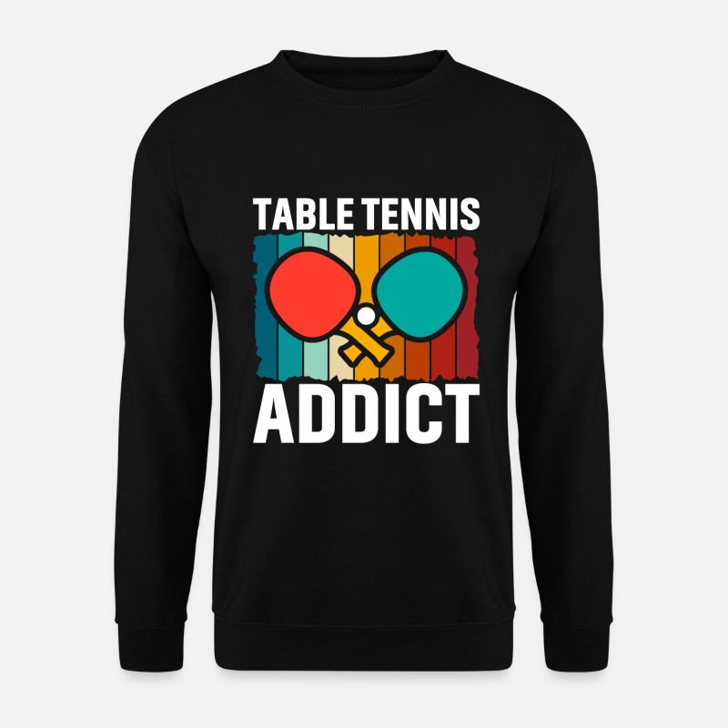 Table tennis addict - Unisex Sweatshirt - black