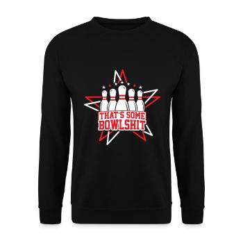 What a bowl - Unisex Sweatshirt - black - Front - Alina (178cm) & Michal (187cm)