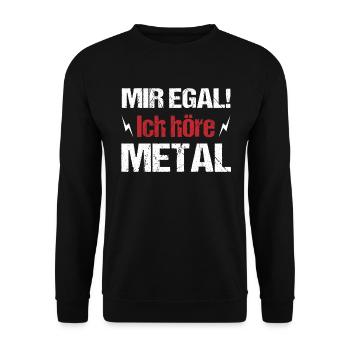 Metal Ignoranz Starkes Statement Musik Geschenk - Unisex Pullover - Schwarz - Vorne - Alina (178cm) & Michal (187cm)