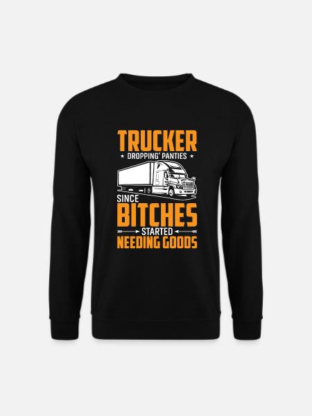 Trucker drops knickers - Trucker - Unisex Sweatshirt - black