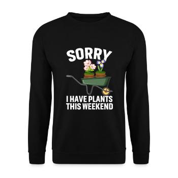 Je suis désolé d’avoir planté ce week-end - Sweat-shirt Unisexe - noir - Devant - Alina (178cm) & Michal (187cm)