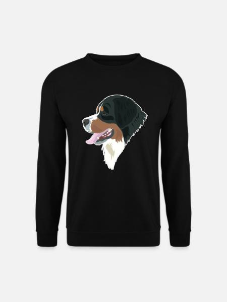 Bernese Mountain Dog Elegance - Unisex Sweatshirt - black