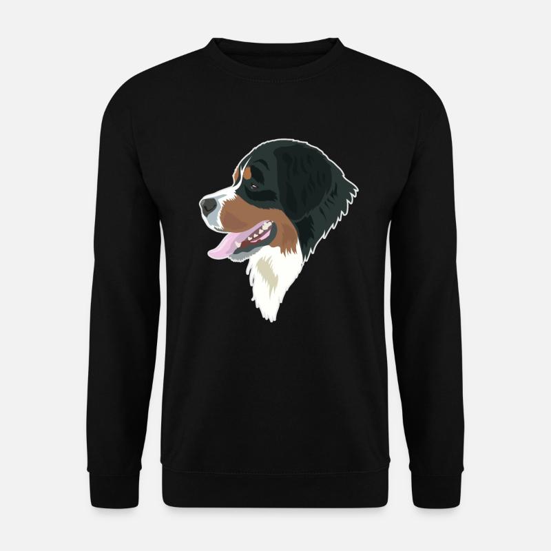Berner Sennenhund-Eleganz - Unisex Pullover - Schwarz